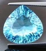 Expertly cut! 14.94ct vibrant Swiss blue Topaz from Brazil!
