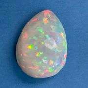NATURAL OPAL - 14.4 CARATS PEAR CABOCHON CUT
