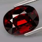Elegant 4.03ct 10x8mm natural black cherry Spessartite Garnet!