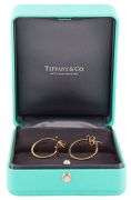 Tiffany & Co. T Wire Medium Hoop Earrings in 18K