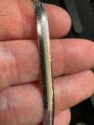 Italian Sterling Silver 5mm Omega Chain 18" Necklace