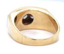 Traditional 14K YG Man's 1Ct. T.W. Diamond Ring