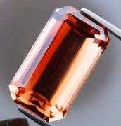 Premium 16.95ct true Imperial Topaz! Look at the color!