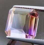Simply fantastic! 8.64ct custom cut Bolivian Ametrine! Untreated!
