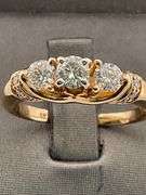 CERTIFIED BRAND NEW 14K YELLOW GOLD DIAMOND RING