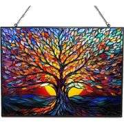 Tree of Life Stained Glass Suncatcher