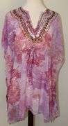 Stylish V-Neck Coverup Mini Dress