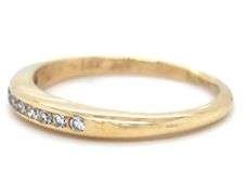 Sparkling Little 14K YG Channel Set Diamond Band
