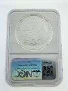 2005 American Silver Eagle, NGC MS69 "Red Book Label"
