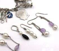 Lot of Vintage 925 sterling silver mixed jewelry