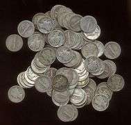 Nice lot of 100 assorted Old Winged-Head Silver Mercury Dimes