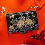 Mother of Pearl Jewelry Box with Mirror Handmade Storage