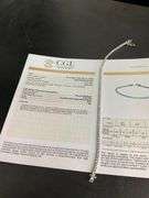 CERTIFIED BRAND NEW 14K WHITE GOLD DIAMOND TENNIS BRACELET