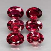 Simply amazing! 7.60ct violet red real Rhodolite Garnet set!