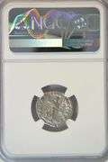 Great Elagabalus Roman Silver Denarius, 218-222 AD. NGC XF