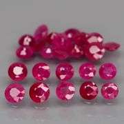 Collectors 4.76ct Burmese Ruby set! Vivid color! Heated only!
