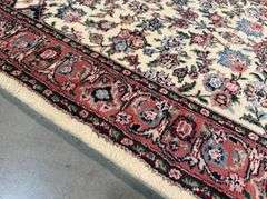 Fine Silk&Wool Tabriz Runner 2.6x12'
