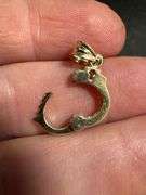 10k Yellow Gold Handcuff Pendant