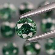 Heated only! 3.01ct hunter green Sapphire set!