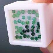 Light to dark! 2.23ct set of Colombian Emeralds!