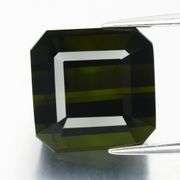 Collectors 12.94ct VS dark green verdelite Tourmaline