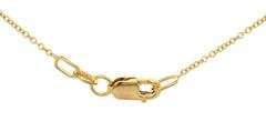 14kt Two tone gold diamond key pendant on chain