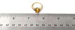 Wonderful 10K Yellow Gold Tiger's Eye Gemstone Ring