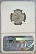 Great Elagabalus Roman Silver Denarius, 218-222 AD. NGC XF