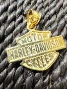 10k Yellow Gold Harley-Davidson Motor Cycles Pendant