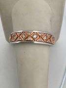 CERTIFIED BRAND NEW WHITE AND ROSE GOLD DIAMOND BAND / RING