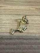 10K Yellow Gold Nefertiti Egyption Queen Pendant