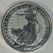 2023 Great Britain Britannia 1 oz Silver Coin Superb Gem BU .999 Fine Silver