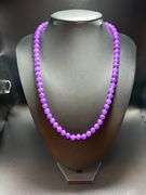 Beautiful 253.5 Cttw Natural Amethyst Necklace