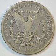 Very scarce 1892-CC Morgan Silver Dollar in circ