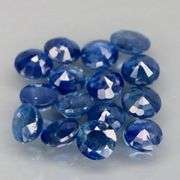 Deep color! 3.11ct Navy blue Sapphire set! Heated only!