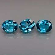 Highly sought after 7.18ct London blue Topaz set with vivid color!