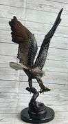 Eagle Catch Fish Bronze Sculpture