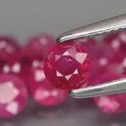 Collectors 4.76ct Burmese Ruby set! Vivid color! Heated only!