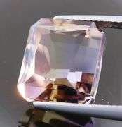 Simply fantastic! 9.84ct custom cut Bolivian Ametrine! Untreated!