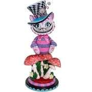 Alice in Wonderland Cat Nutcracker Hand Painted