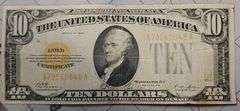 1928 $10 Gold Certificate Fr# 2400 Very Nice Circulated Note U.S. Paper Money