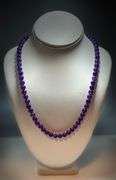 Beautiful 253.5 Cttw Natural Amethyst Necklace