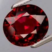 Premium VS grade 2.76ct top raspberry red Rhodolite Garnet from Tanzania!