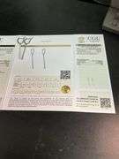 CERTIFIED 14K WHITE GOLD DIAMOND EARRINGS