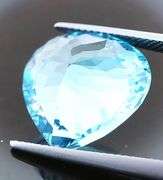 Expertly cut! 14.94ct vibrant Swiss blue Topaz from Brazil!