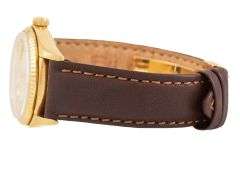 Rolex Datejust 16013, 36MM, Aftermarket Leather Band, 18K Men’s Watch