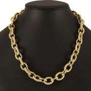 David Yurman Oval Link Chain Necklace in 18K