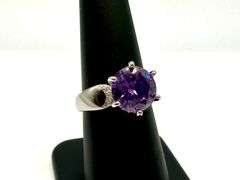Amazing 3.5 Ct Vs1 Russian Color Change Lab Simulated Alexandrite Ring