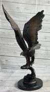 Eagle Catch Fish Bronze Sculpture