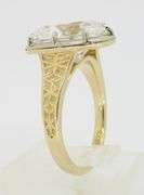 Certified Rare 5.51CT Antique Cushion Cut Diamond Ring